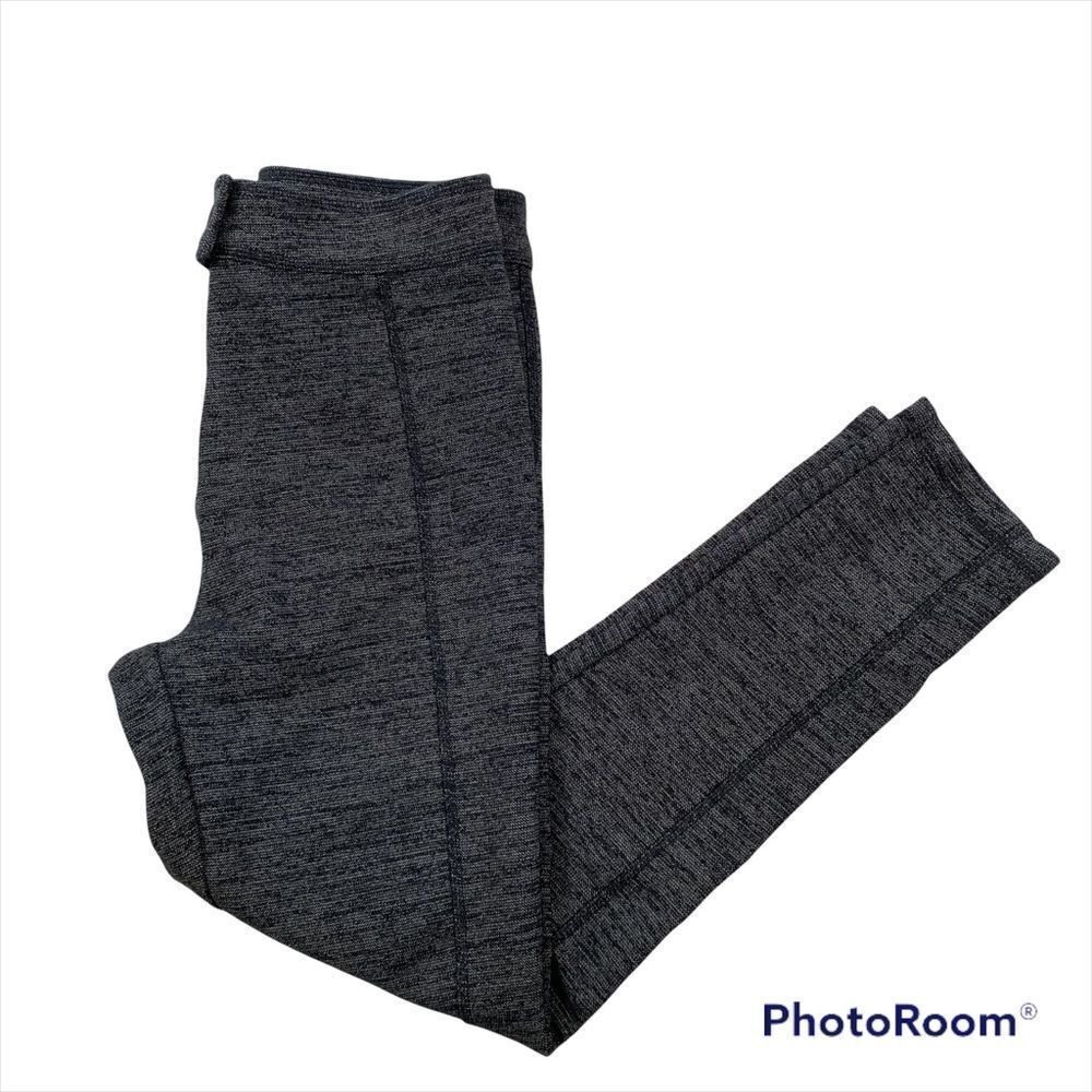 Lou & Grey Black and grey Skinny Pants with Exposed Zipper Size Small